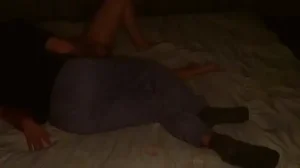 Sexy roommate couldn’t stop cumming from my fingers on a cold night