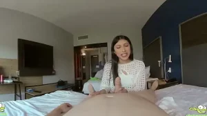 Tadpole Plows Penelope Woods’ Tight Wet Pussy Until He Cums!